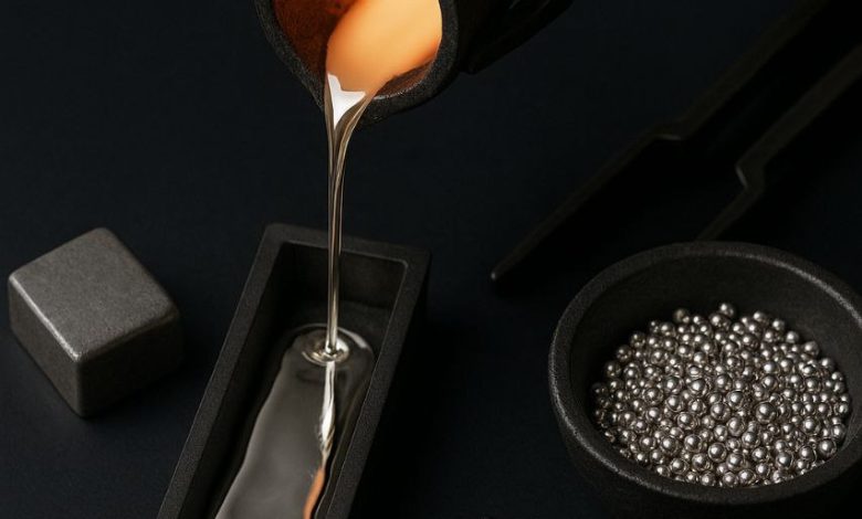 نقره آب شده